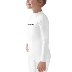 WATERSIDE UPF LONG SLEEVES KID'S WHITE RASH GUARD
