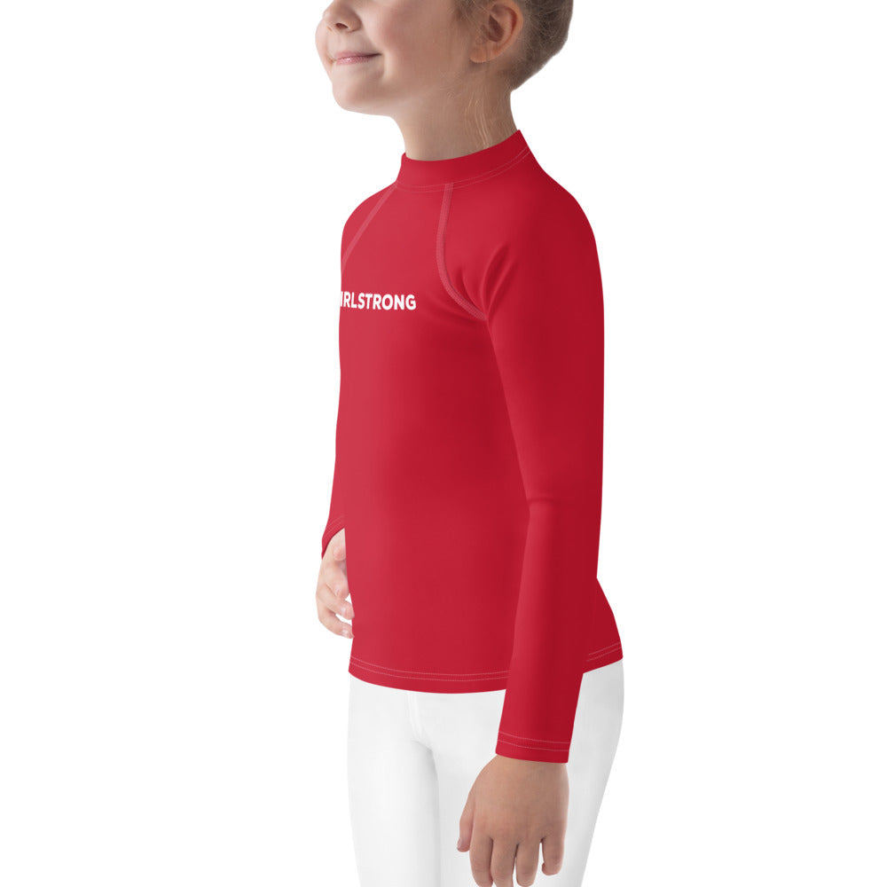 UPF 50  RASHGUARD CHERRY RED