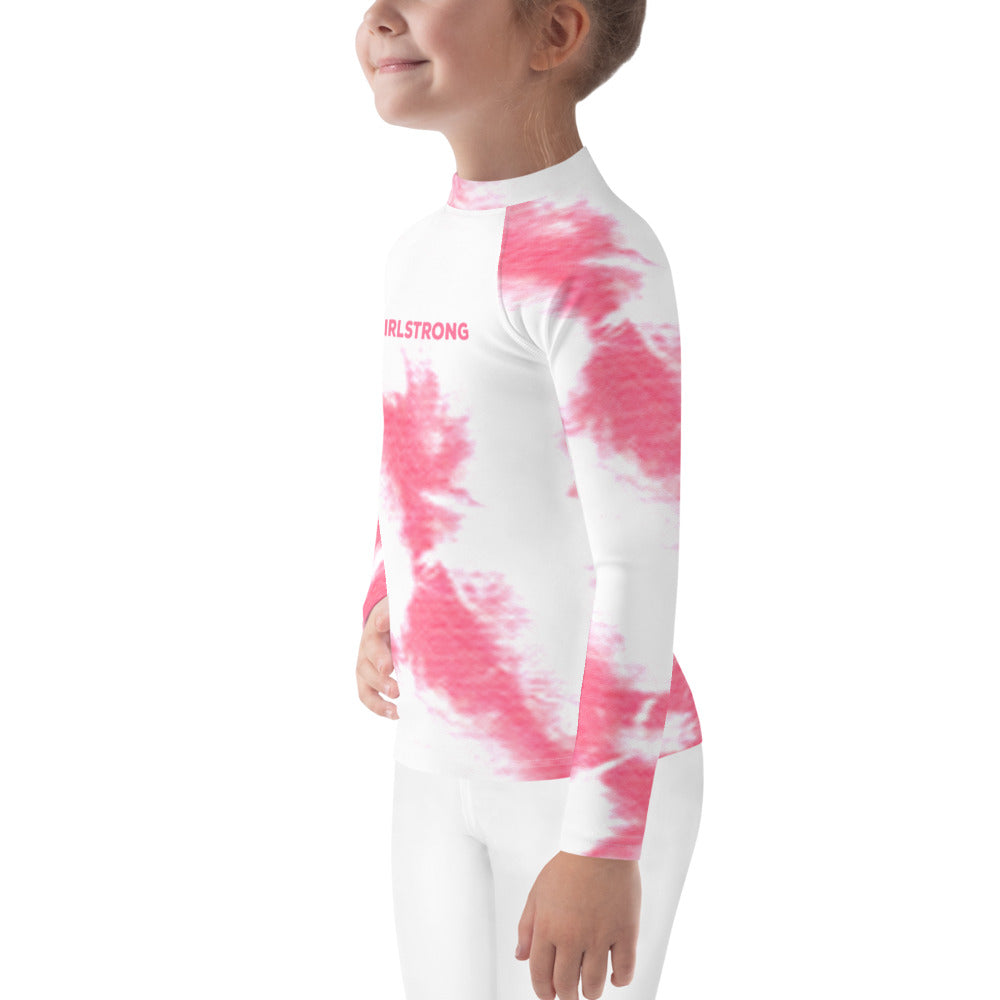 UPF 50 RASHGUARD PINK TIE DYE