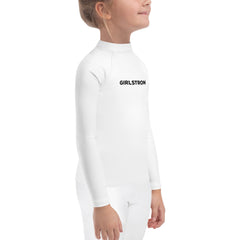 WATERSIDE UPF LONG SLEEVES KID'S WHITE RASH GUARD