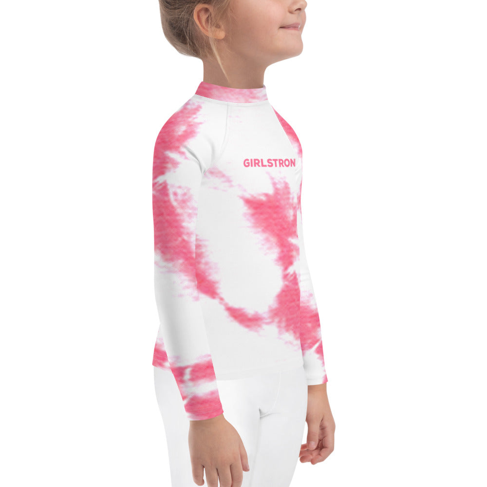 UPF 50 RASHGUARD PINK TIE DYE