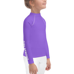 WATERSIDE UPF LONG SLEEVES KID'S VAYDA VIOLET RASH GUARD