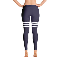 ELEVATED ESSENTIALS, THE PERFECT LEGGING THIGH HIGH SLATE BLUE