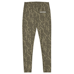ELEVATED ESSENTIALS, THE PERFECT LEGGING ARMY GREEN GIRLSTRONG