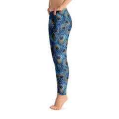 ELEVATED ESSENTIALS, THE PERFECT LEGGING PEACOCK PRINT