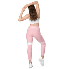 Elevated Essentials, The Perfect Side Pocket Legging Thigh High Brighter Pink