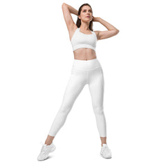 ELEVATED ESSENTIALS, THE PERFECT SIDE POCKET LEGGING WHITE