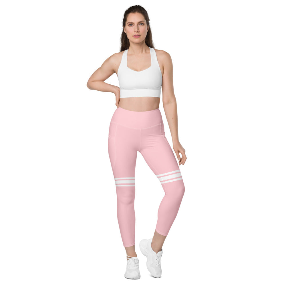 ELEVATED ESSENTIALS, THE PERFECT SIDE POCKET LEGGING THIGH HIGH BALLET PINK