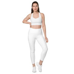 ELEVATED ESSENTIALS, THE PERFECT SIDE POCKET LEGGING WHITE