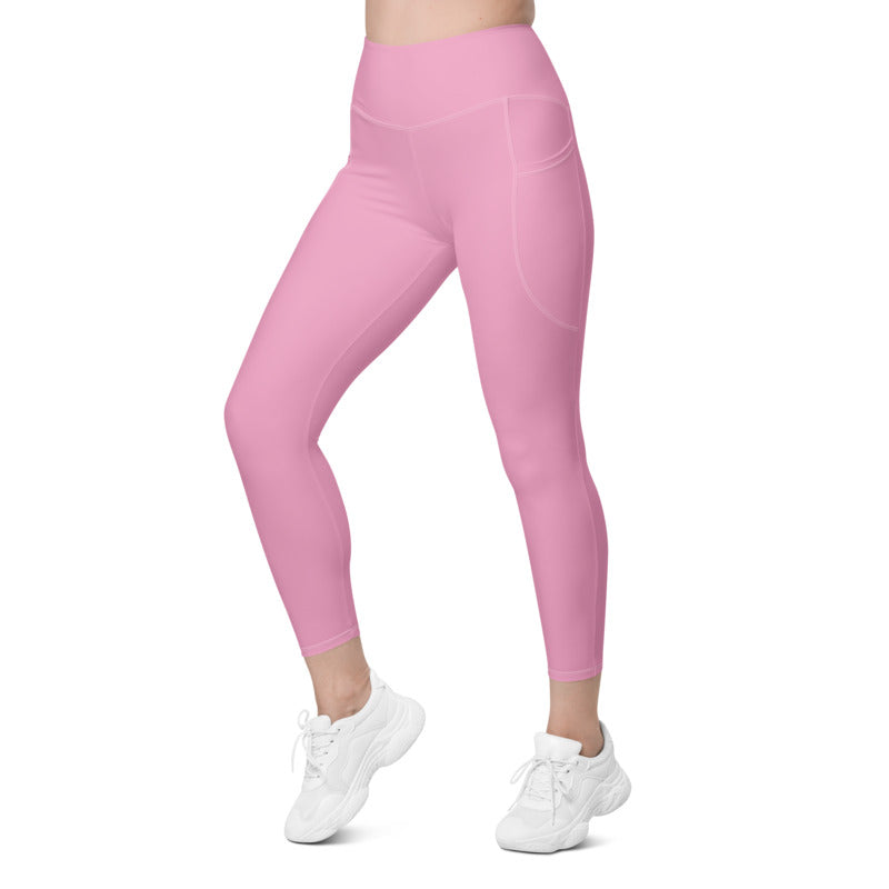 Fashionable and functional sporty leggings with side pockets for women-girlstronginc.com