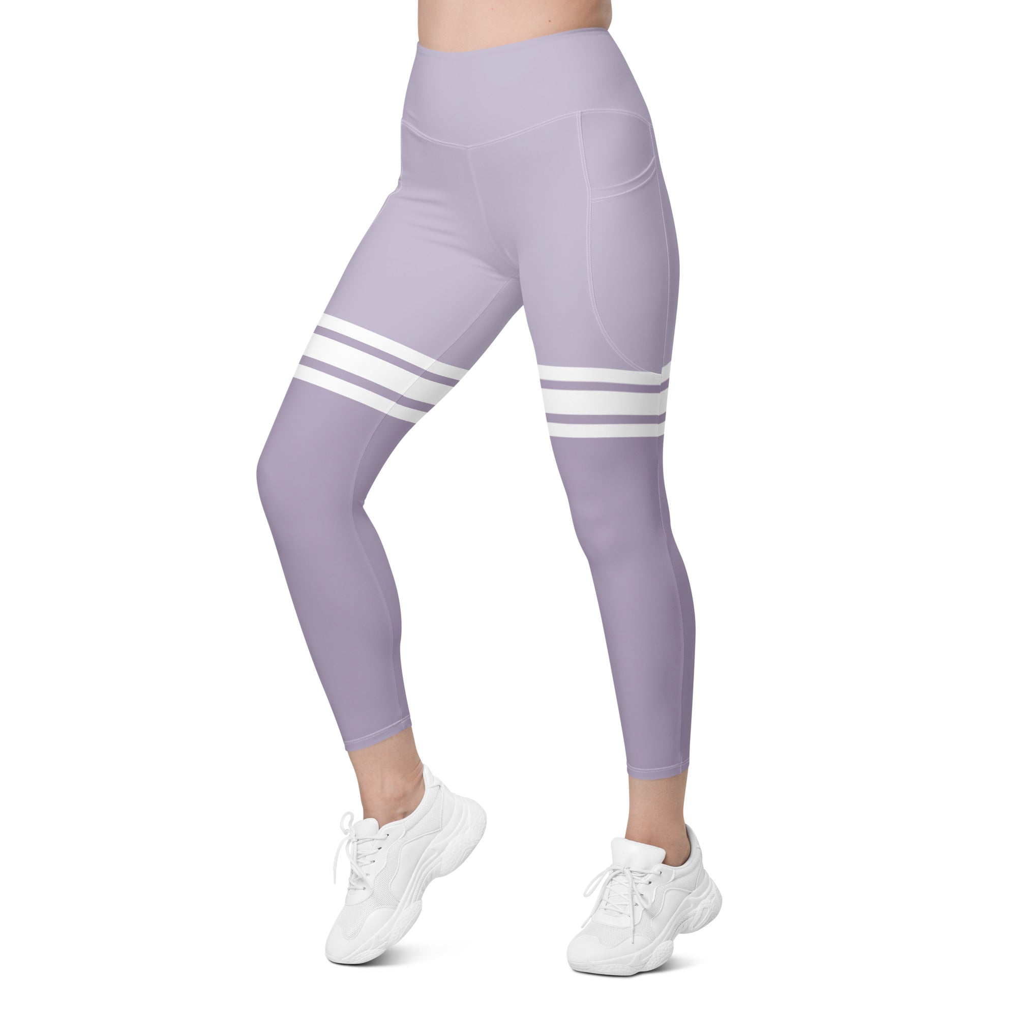 Vibrant color leggings with functional side pockets for workouts-girlstronginc.com