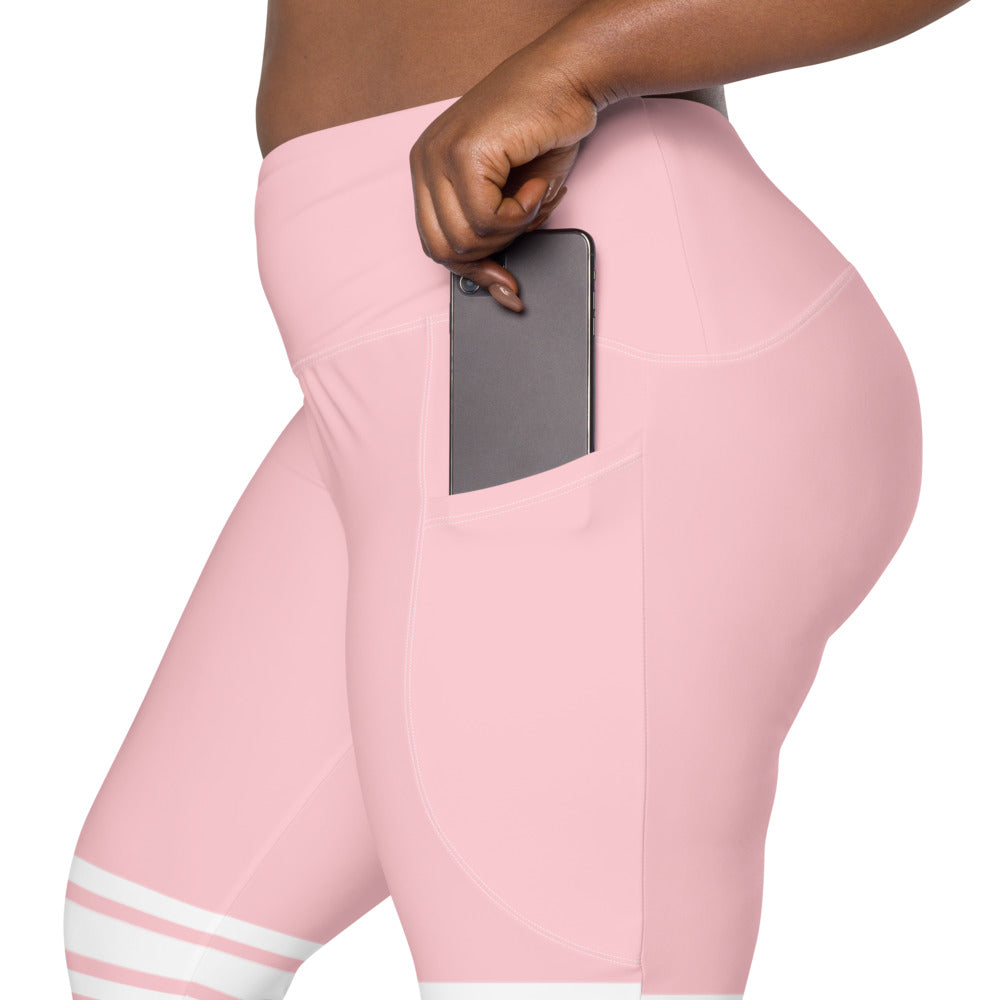 Elevated Essentials, The Perfect Side Pocket Legging Thigh High Brighter Pink