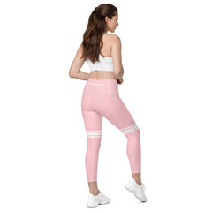 Elevated Essentials, The Perfect Side Pocket Legging Thigh High Brighter Pink