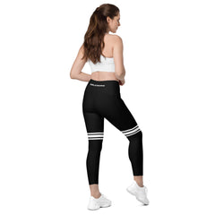 Elevated Essentials, The Perfect Side Pocket Legging Thigh High Black