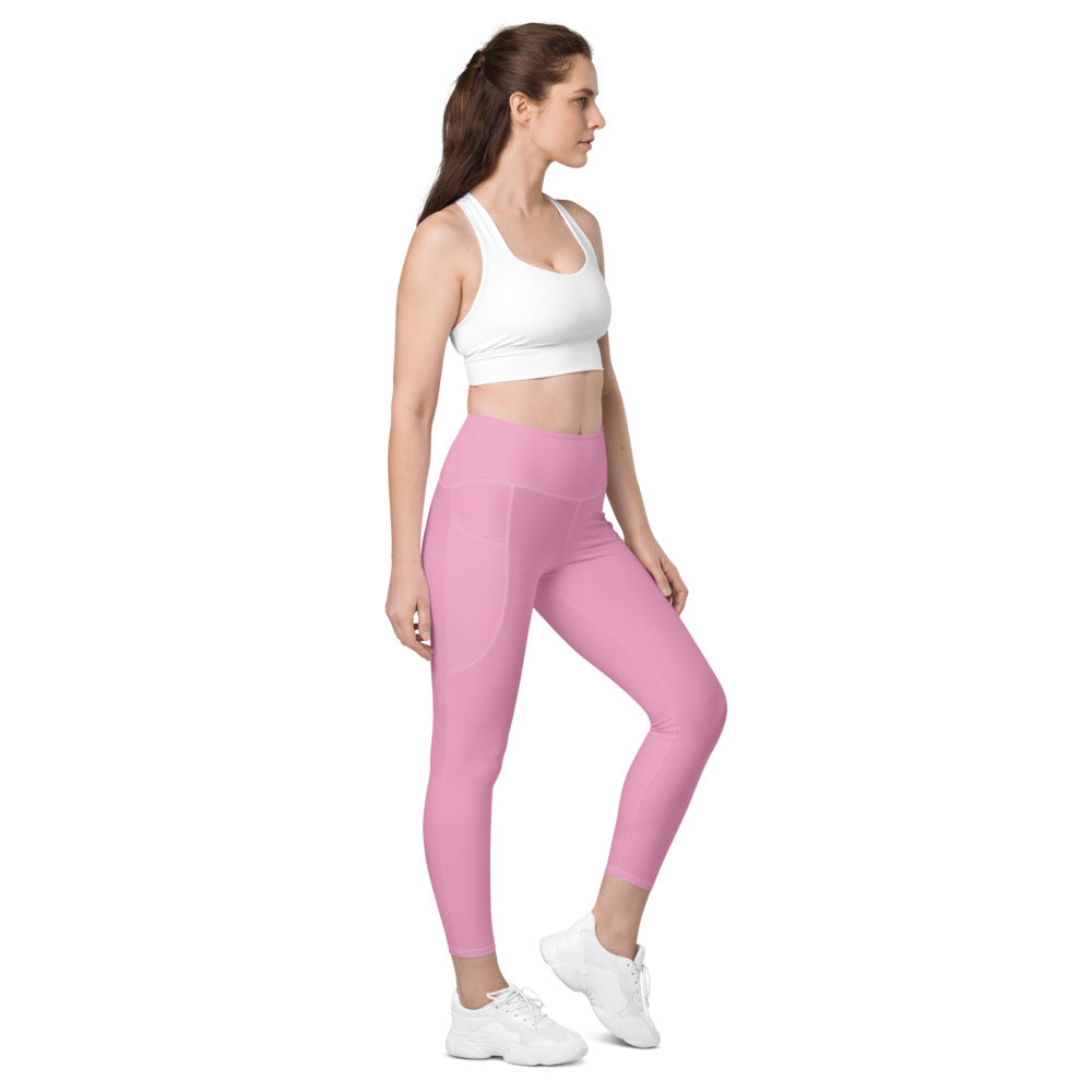 ELEVATED ESSENTIALS, THE PERFECT SIDE POCKET LEGGING PINK