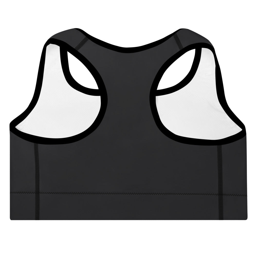 ELEVATED ESSENTIALS, THE PERFECT PADDED SPORTS BRA BLACK