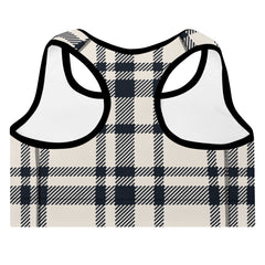 ELEVATED ESSENTIALS, THE PERFECT PADDED SPORTS BRA CREAM CHECKS