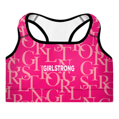 ELEVATED ESSENTIALS, THE PERFECT PADDED SPORTS BRA HOT PINK