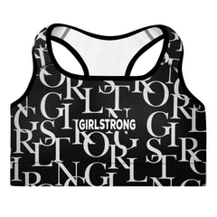 Lightweight and breathable printed sports bra for intense workouts-girlstronginc.com