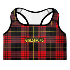 Performance sports bra with trendy design-girlstronginc.com