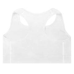 ELEVATED ESSENTIALS, THE PERFECT PADDED SPORTS BRA WHITE