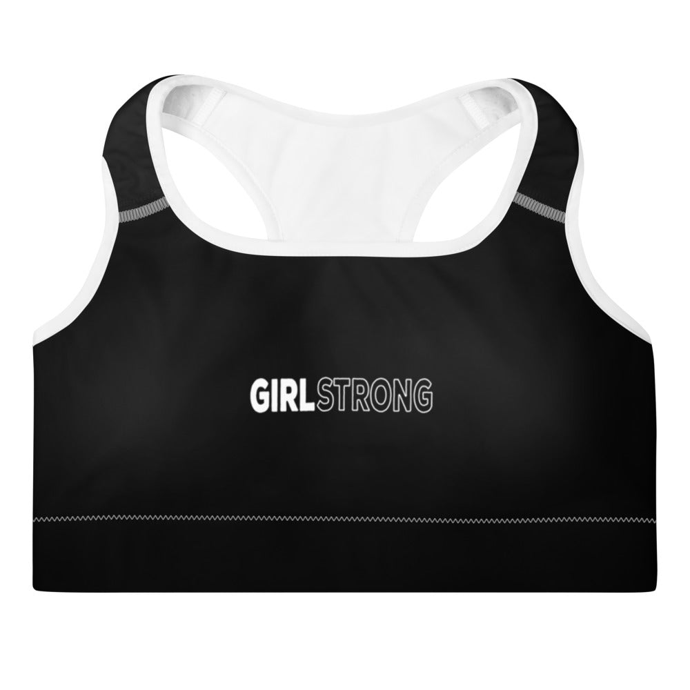 ELEVATED ESSENTIALS, THE PERFECT PADDED SPORTS BRA BLACK