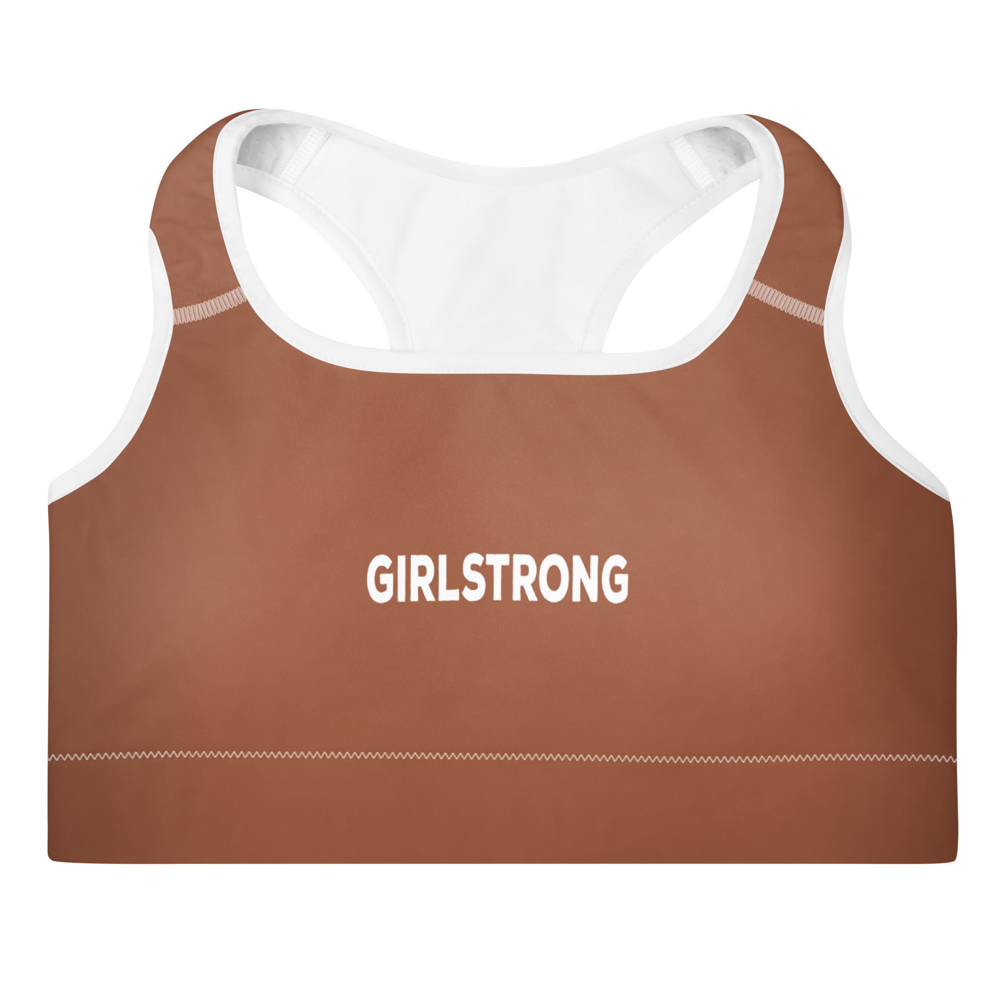 Bench Rust Bra Trendy Rust Color Padded Sports Bras-girlstronginc.com – GIRLSTRONG INC