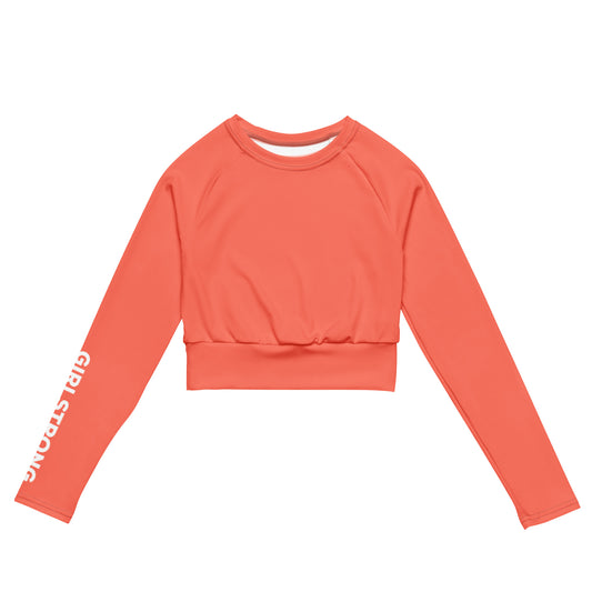 girlstrong orange crop top