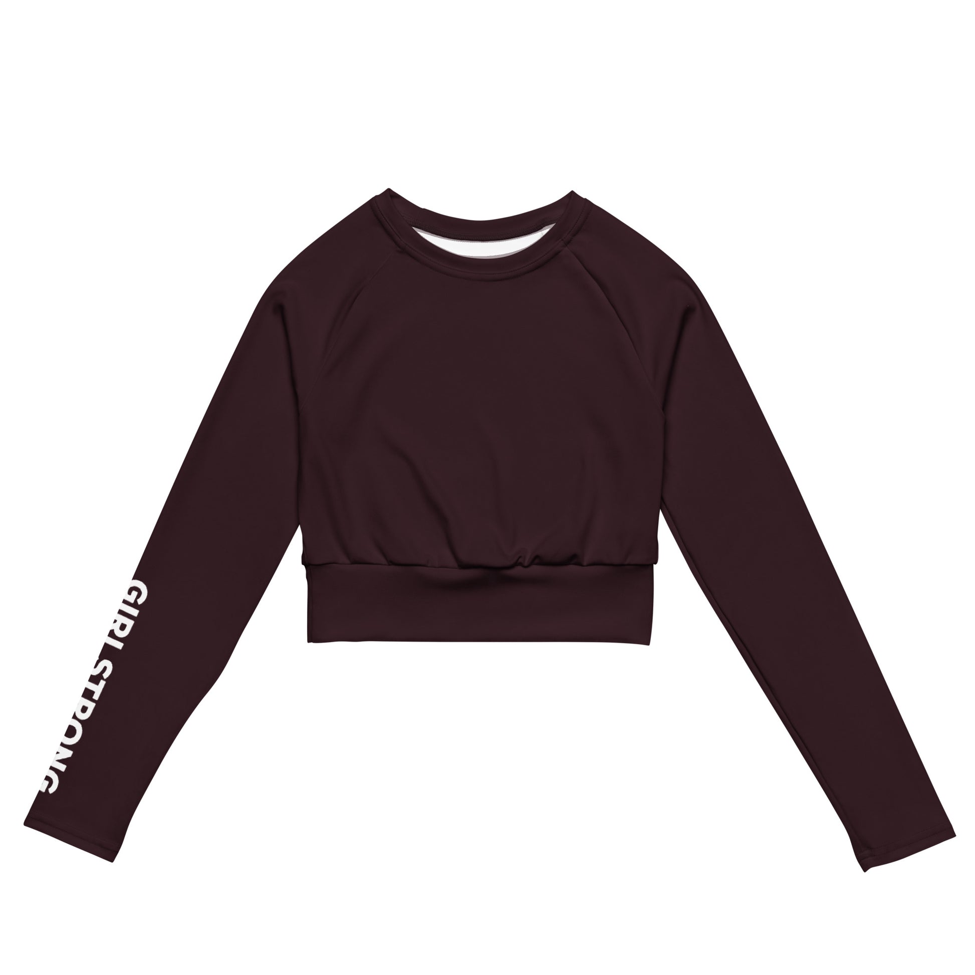 GirlStrong Cabernet Long Sleeve Crop Top