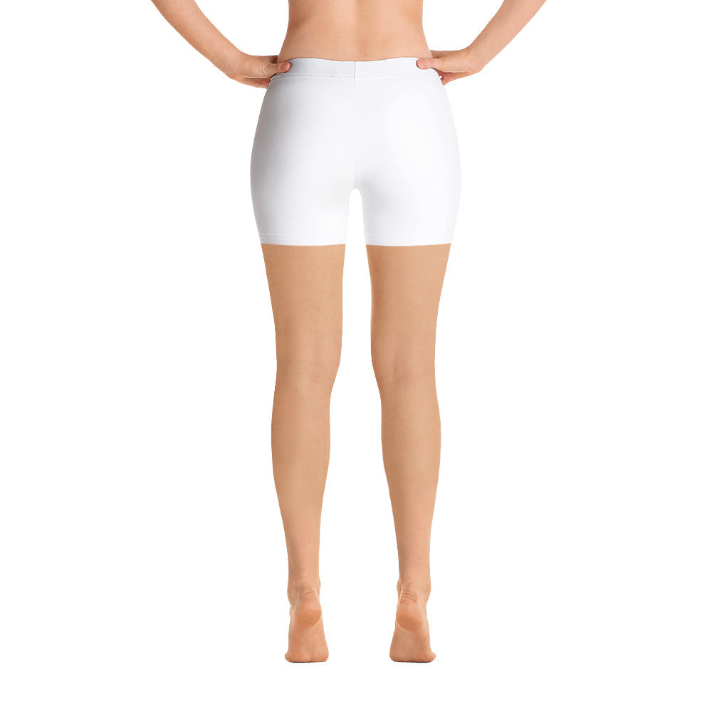 ELEVATED ESSENTIALS, SLIM AND SCULPT WHITE SHORTS