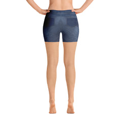 ELEVATED ESSENTIALS, THE PERFECT SPORT SHORTS DENIM BLUE
