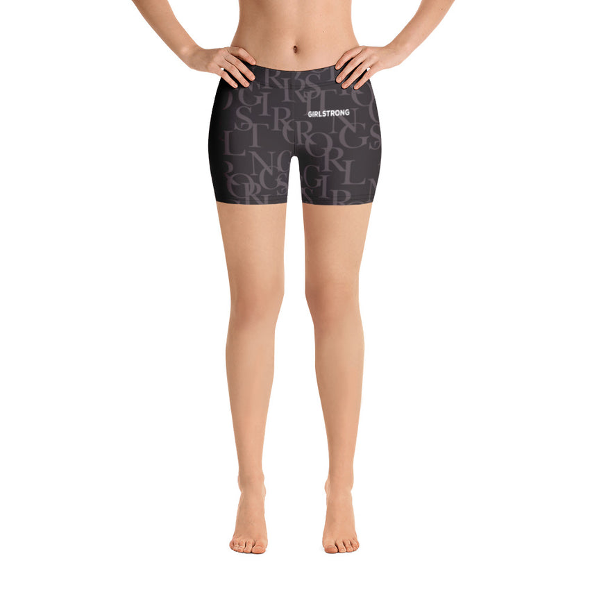 Fashionable athletic shorts with trendy patterns-girlstronginc.com