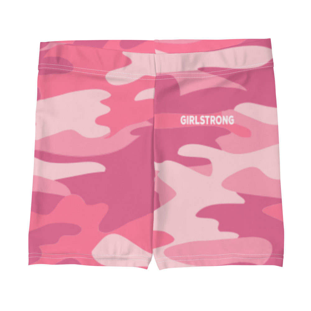 ELEVATED ESSENTIALS, SLIM AND SCULPT SHORTS PINK CAMO