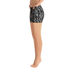 ELEVATED ESSENTIALS, THE PERFECT SPORT SHORTS BLACK AND WHITE GIRLSTRONG