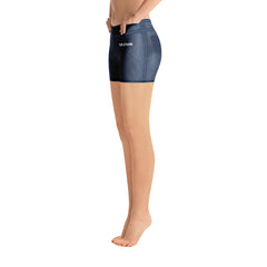 ELEVATED ESSENTIALS, THE PERFECT SPORT SHORTS DENIM BLUE