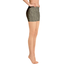 ELEVATED ESSENTIALS, THE PERFECT SPORT SHORTS ARMY GREEN GIRLSTRONG