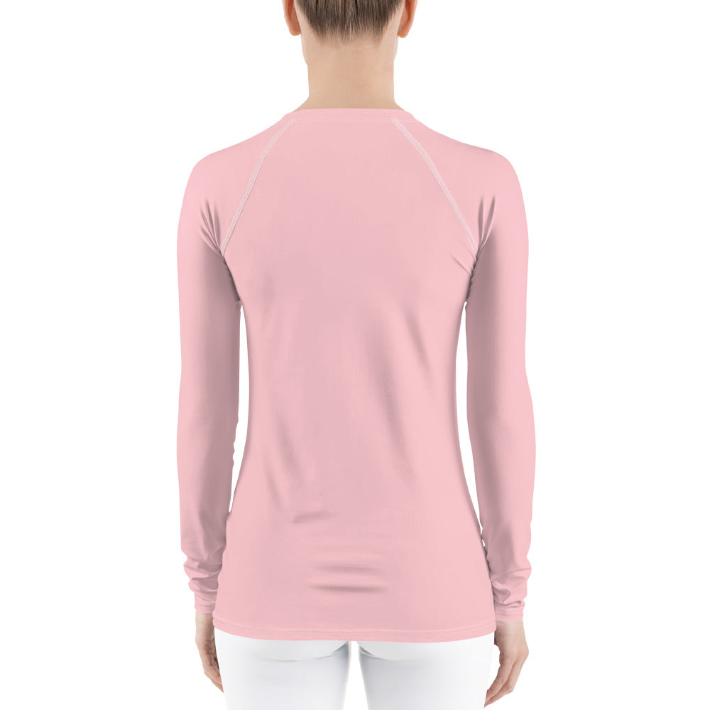 UPF 50 LONG SLEEVES RASHGUARD PRETTY PINK