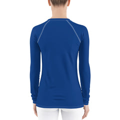WATERSIDE UPF LONG SLEEVES RASH GUARD BLUE