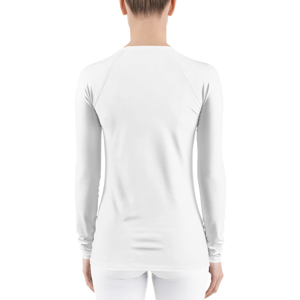 UPF 50 LONG SLEEVES RASHGUARD WHITE