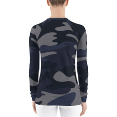 WATERSIDE UPF LONG SLEEVES RASH GUARD NAVY CAMO