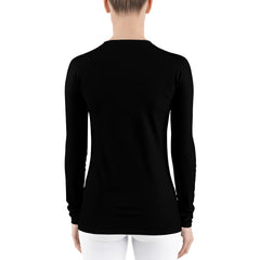 WATERSIDE UPF LONG SLEEVES RASH GUARD BLACK