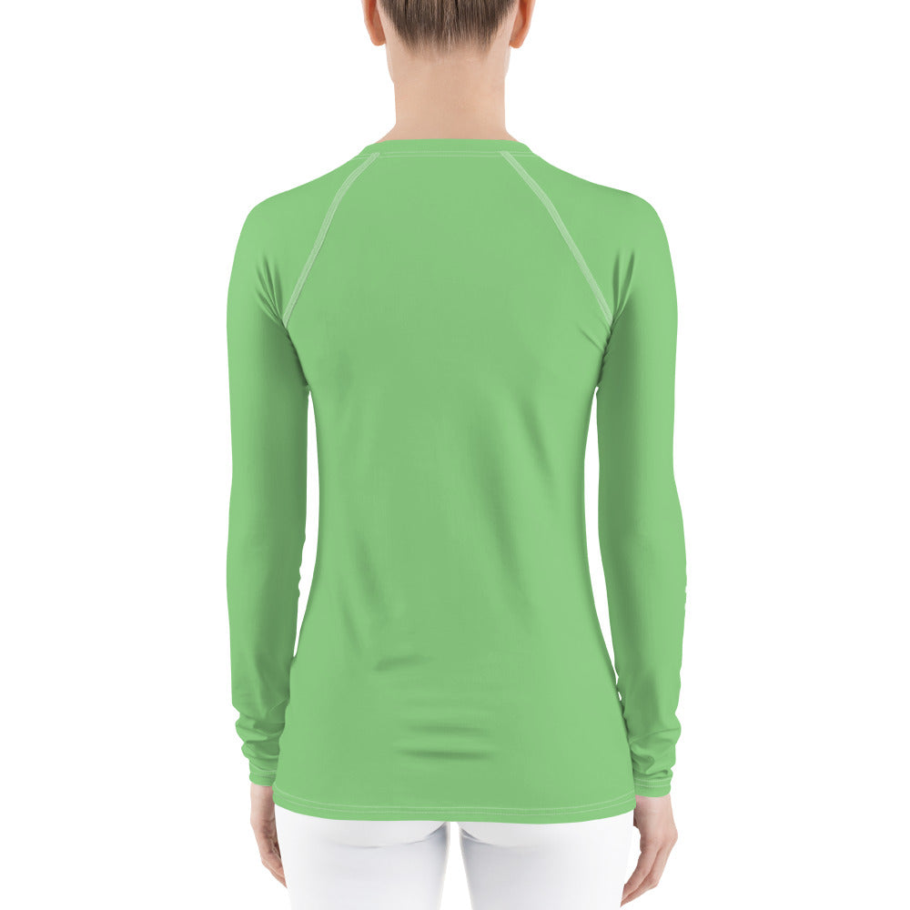 UPF 50 LONG SLEEVES RASHGUARD KIWI GREEN