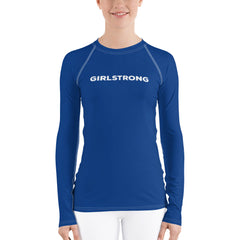 Trendy female rash guard swimwear with UPF 50+ protection-girlstronginc.com