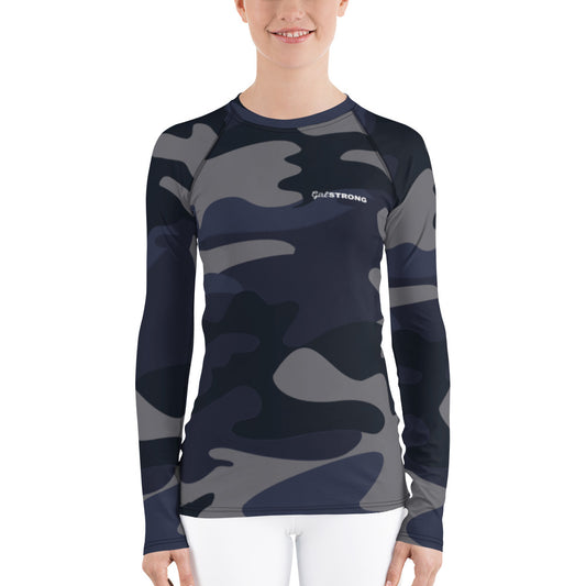 Lightweight camouflage long sleeves rash guard for water sports-girlstronginc.com