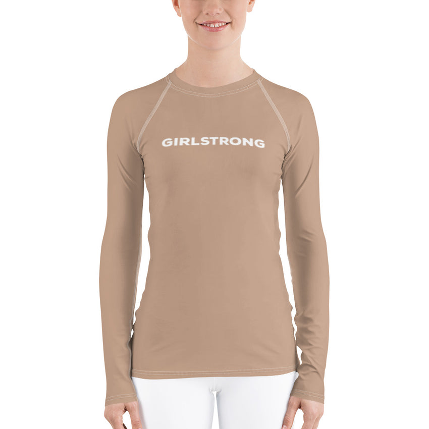 Women's UV protection rash guard for beach activities-girlstronginc.com