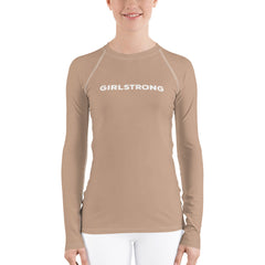 Women's UV protection rash guard for beach activities-girlstronginc.com