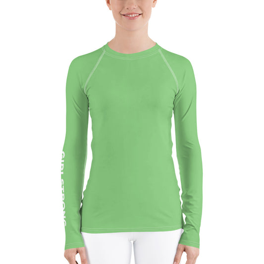 Women Long sleeve rash guard for outdoor activities-girlstronginc.com