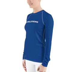 WATERSIDE UPF LONG SLEEVES RASH GUARD BLUE