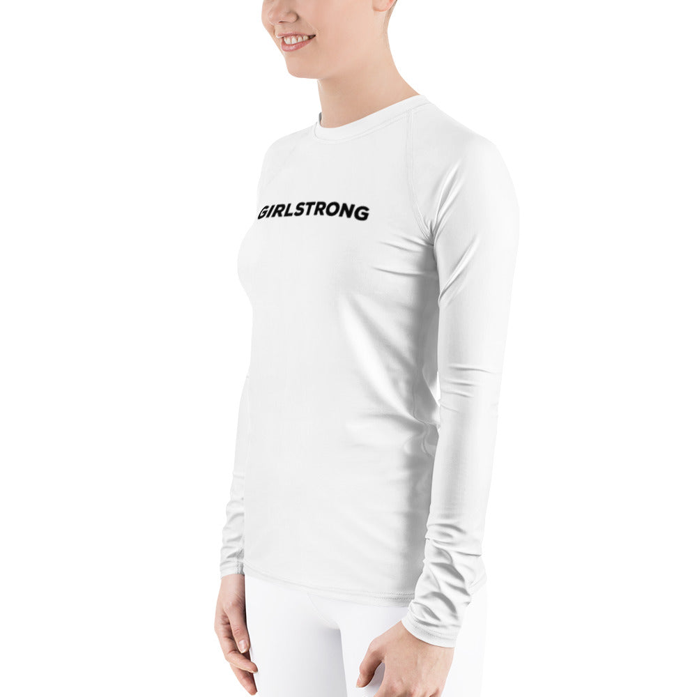 UPF 50 LONG SLEEVES RASHGUARD WHITE
