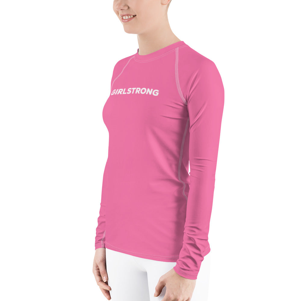 UPF 50 LONG SLEEVES RASHGUARD HOT PINK